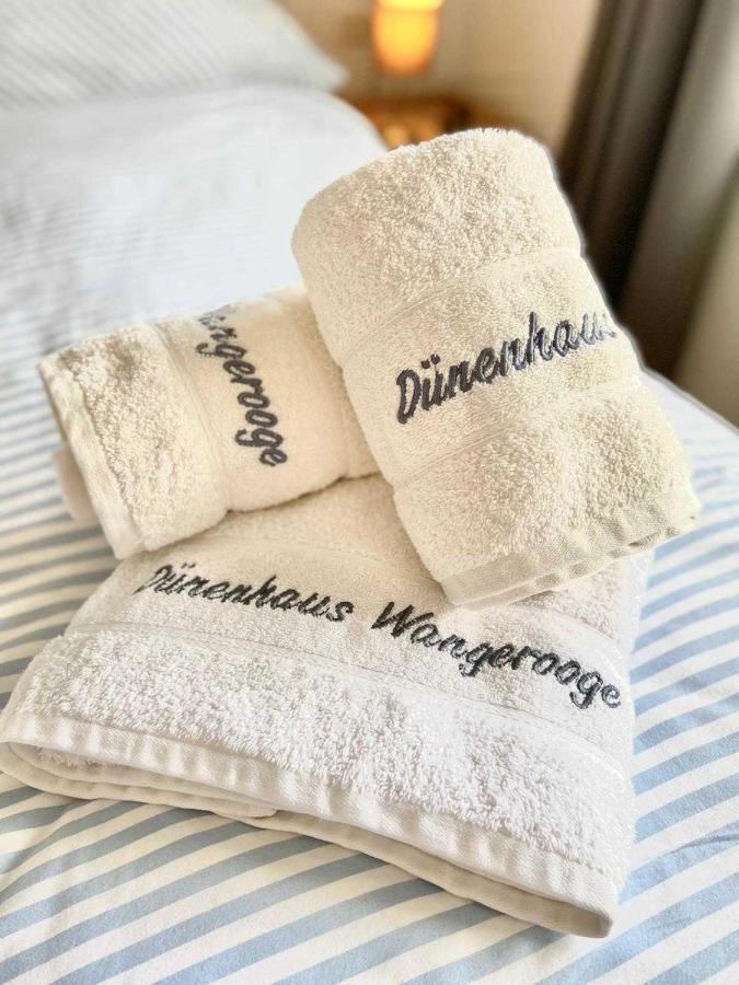 Duenenhaus Ferienwohnung De Dueuen Dree Wangerooge Buitenkant foto